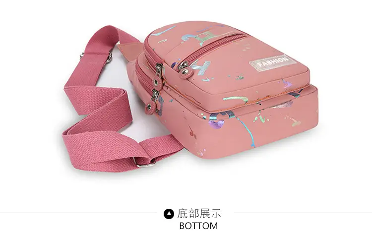 Women's Pink Crossbody Bag with Mirror Design — feature 32