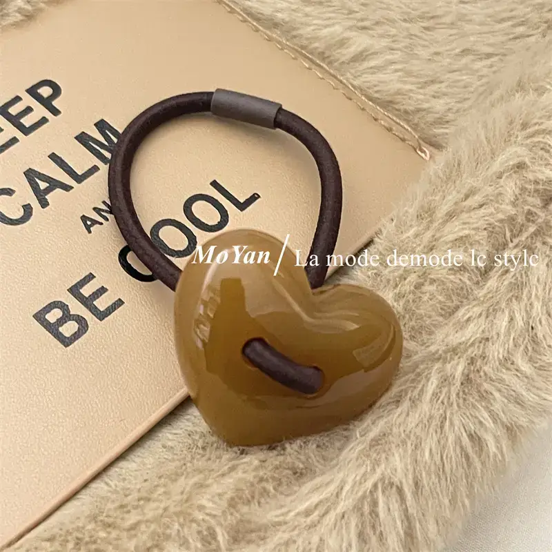 Black Heart-Shaped Korean Hair Band 2023 New Arrival — feature 10