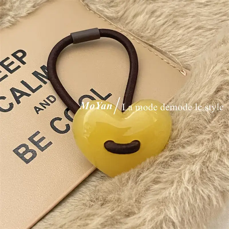 Black Heart-Shaped Korean Hair Band 2023 New Arrival — feature 5