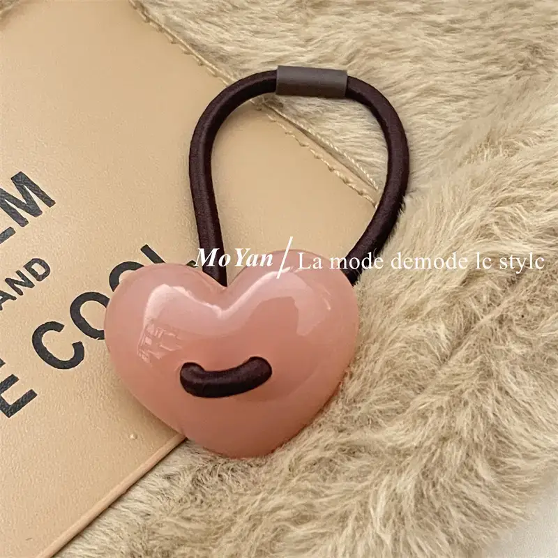 Black Heart-Shaped Korean Hair Band 2023 New Arrival — feature 6