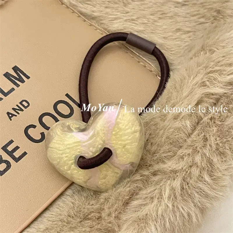 Black Heart-Shaped Korean Hair Band 2023 New Arrival — feature 7