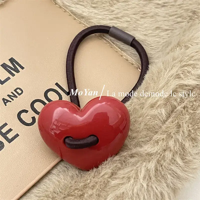 Black Heart-Shaped Korean Hair Band 2023 New Arrival — feature 8