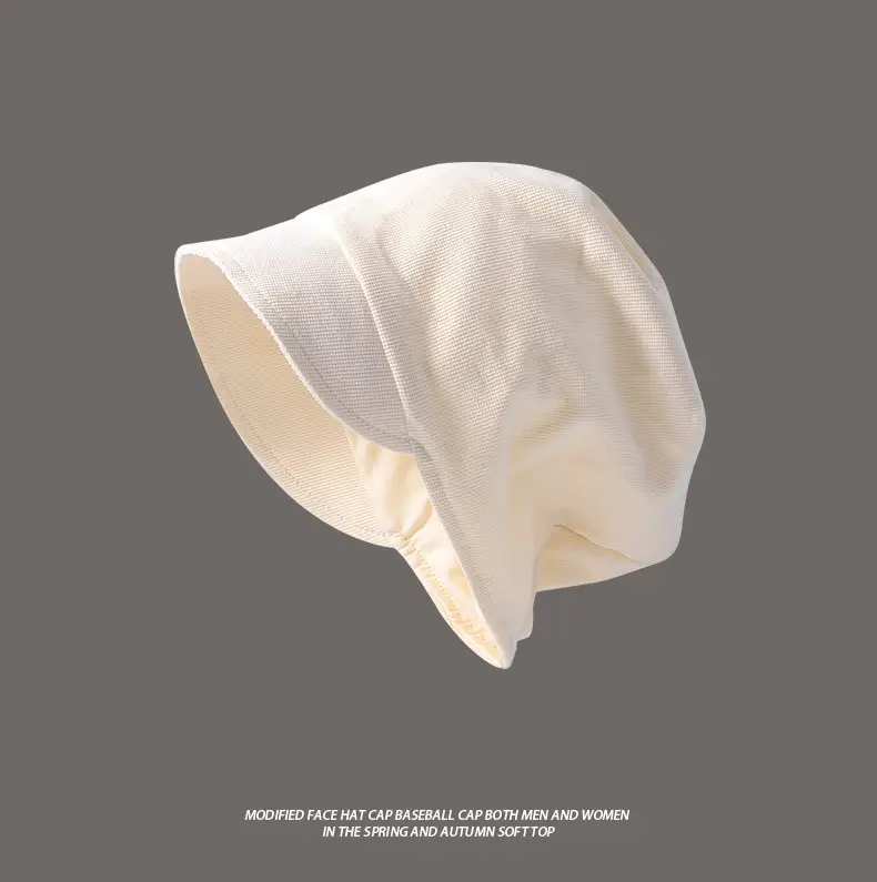 Women's Beanie with Face Cover Beige Winter Autumn — feature 11