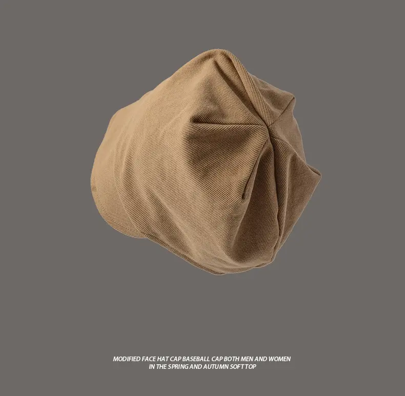 Women's Beanie with Face Cover Beige Winter Autumn — feature 9