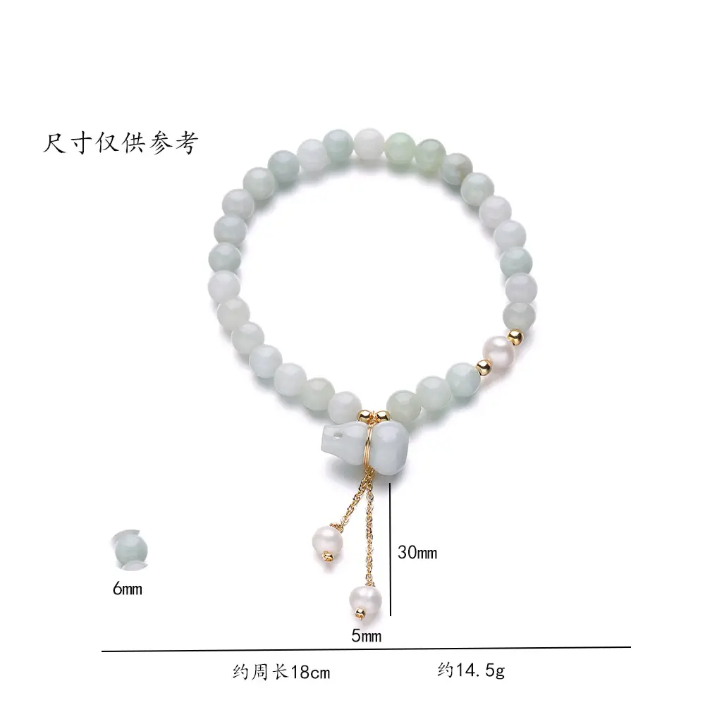 Real Gold Electroplated Pearl Bracelet Women's Gift