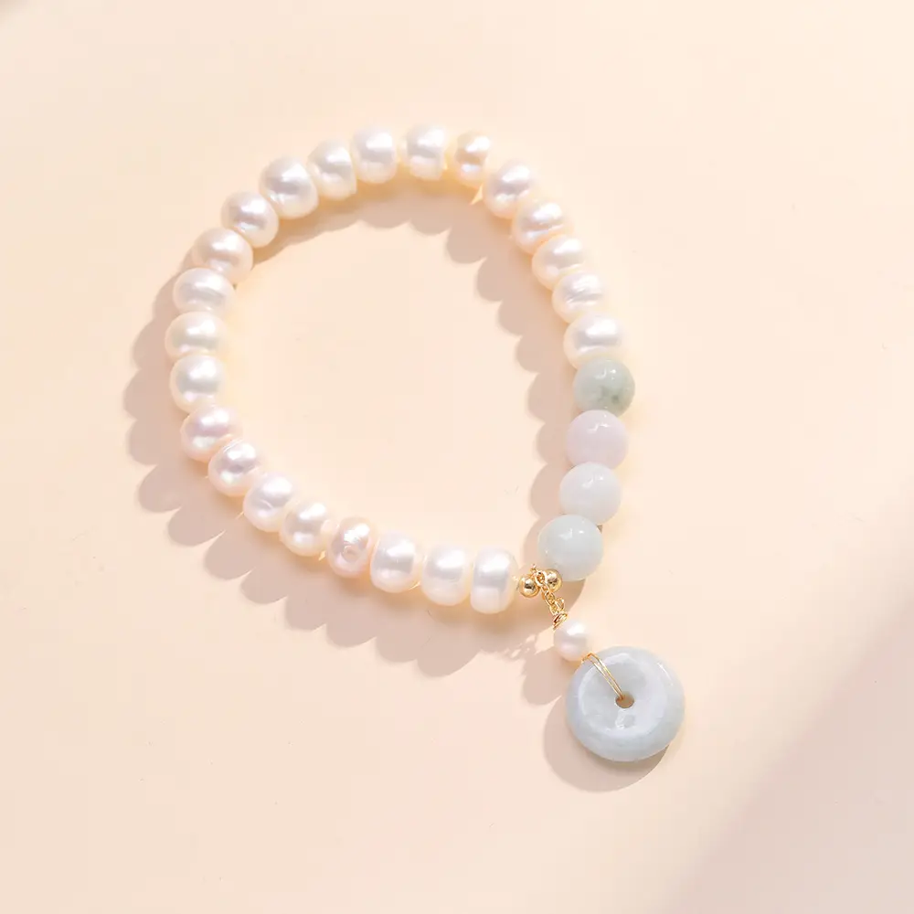 Korean Style Pearl Bracelet with Buckle for Women - Image 3