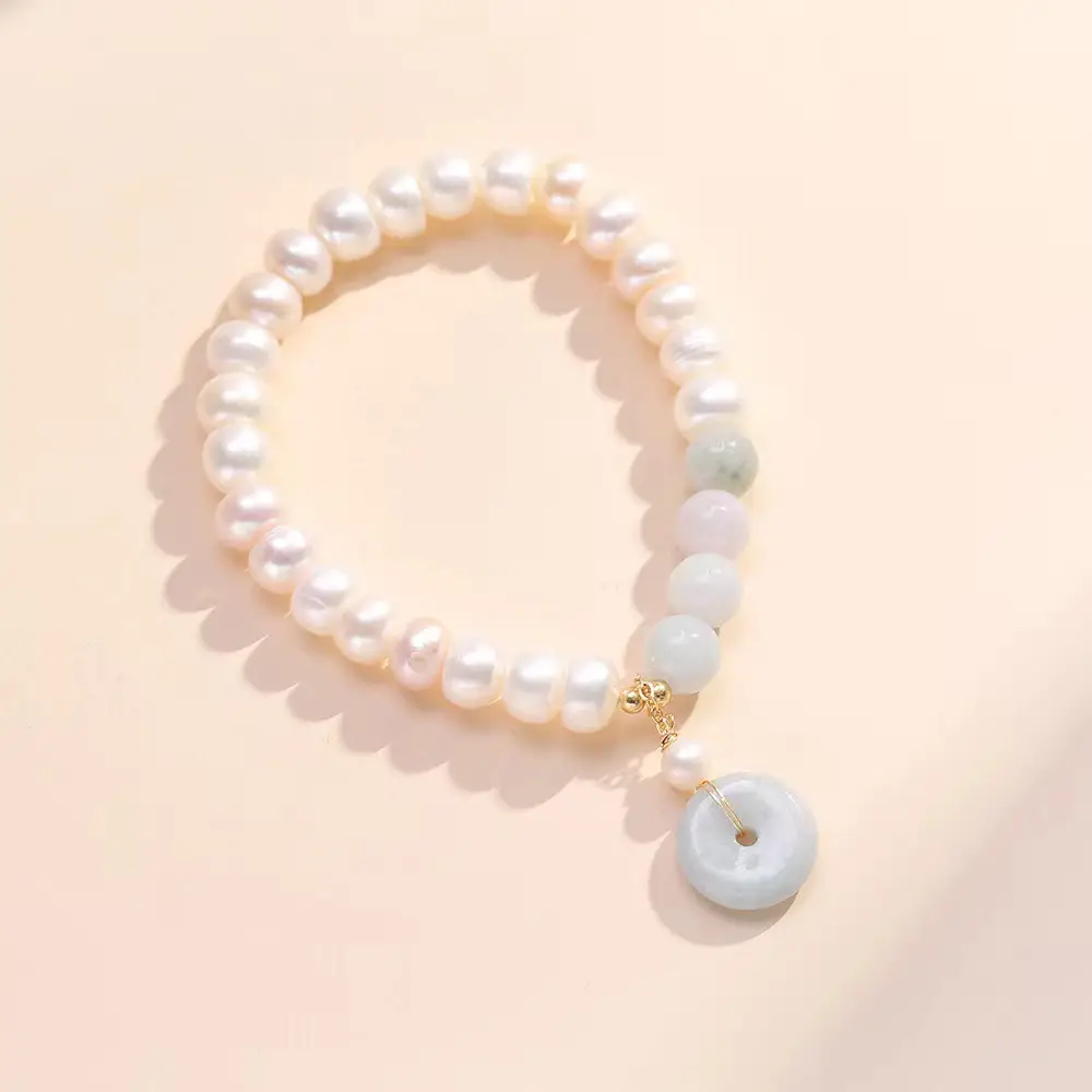Korean Style Pearl Bracelet with Buckle for Women - Image 4