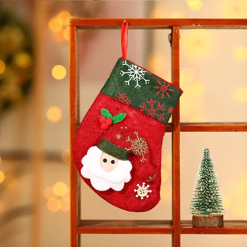 Christmas Cartoon Socks Gift Bag Set of 4 - Image 17