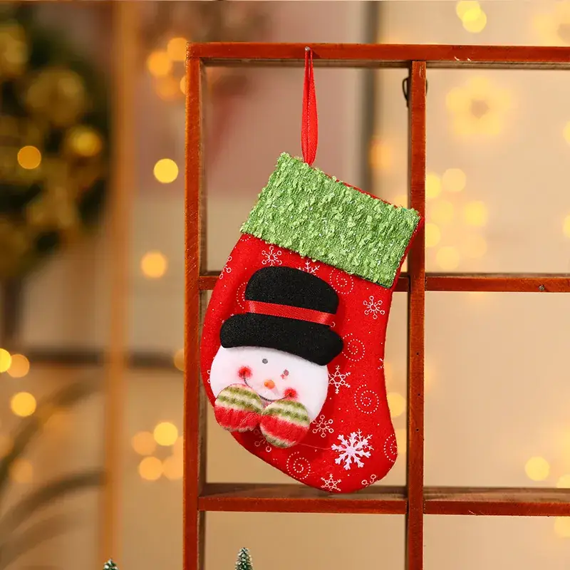Christmas Cartoon Socks Gift Bag Set of 4 - Image 22