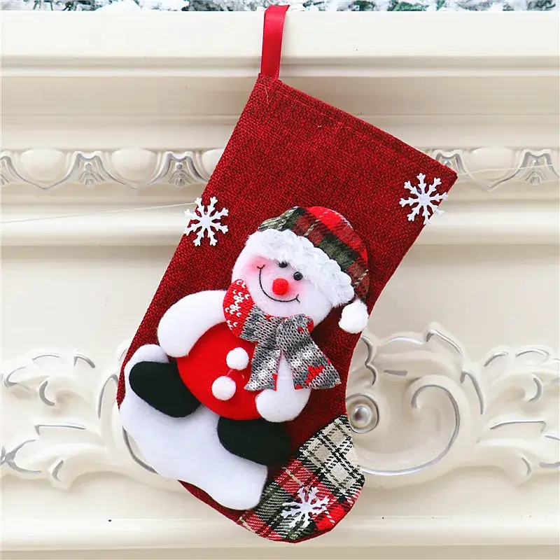Christmas Cartoon Socks Gift Bag Set of 4 - Image 26