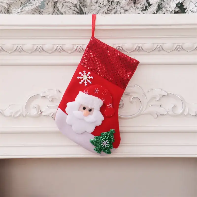 Christmas Cartoon Socks Gift Bag Set of 4 - Image 33