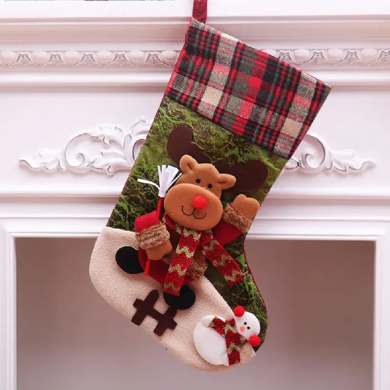 Christmas Cartoon Socks Gift Bag Set of 4 - Image 39