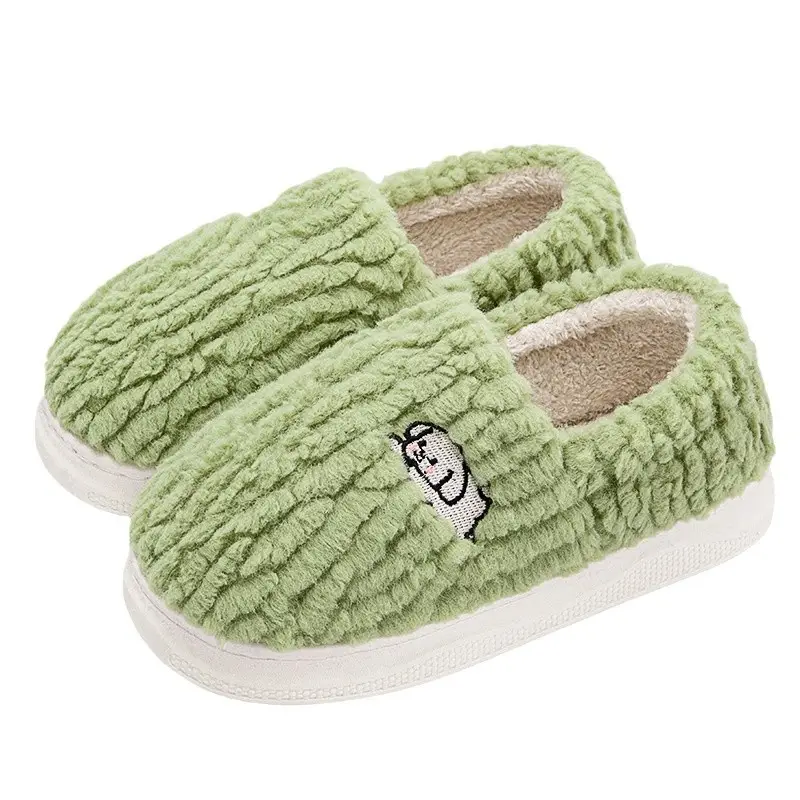 Lidani Cotton Slippers Women's Winter 2023 New Indoor Home Bag with Outer Wear Non-slip Warm Plush Slippers for Men - Image 10