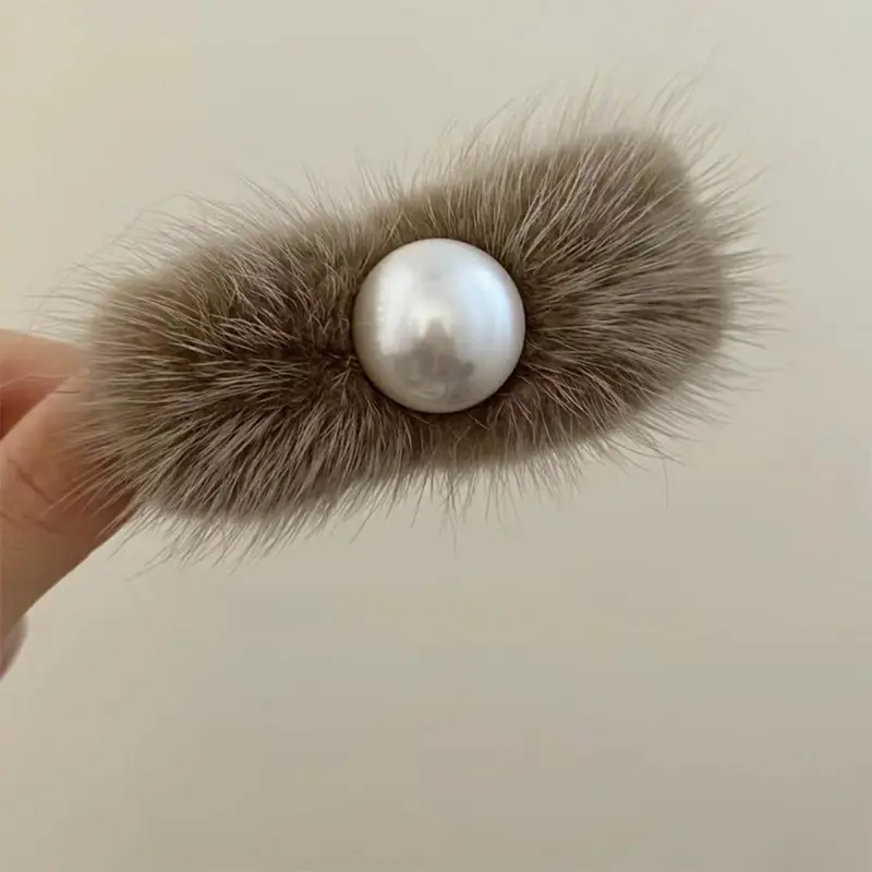 Pearl Hair Pin for Braided Hair Back Clip - Image 2