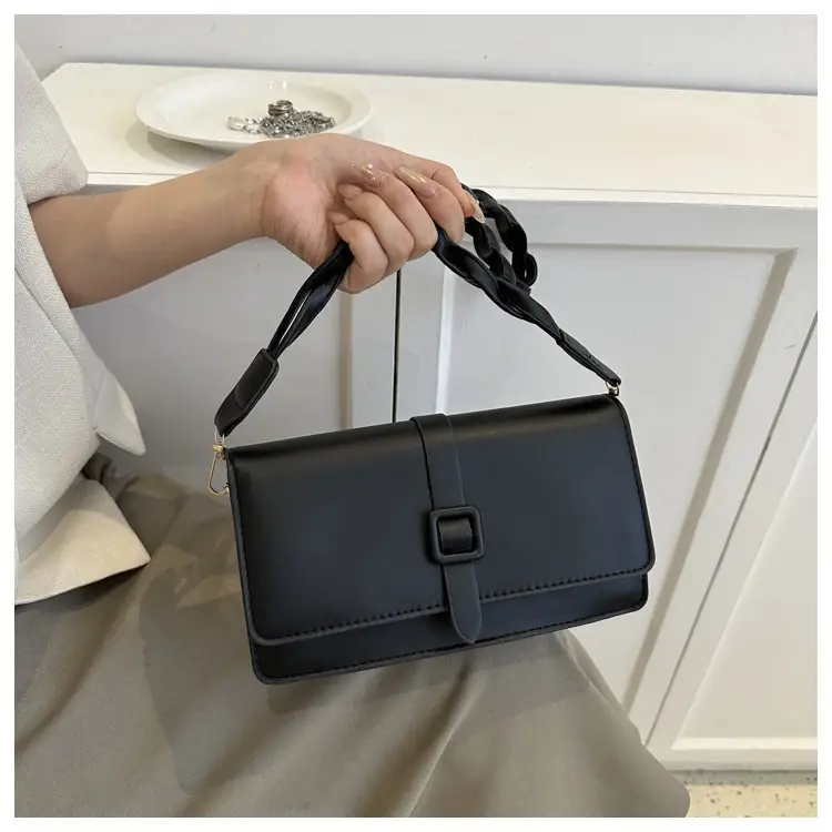 Women's Brown Square Messenger Bag 2024 Spring Summer — feature 14