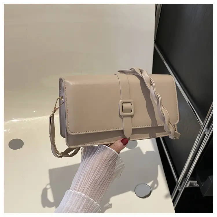 Women's Brown Square Messenger Bag 2024 Spring Summer — feature 28
