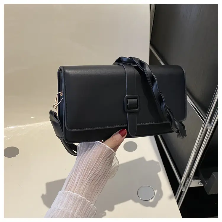 Women's Brown Square Messenger Bag 2024 Spring Summer — feature 29