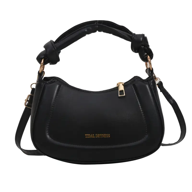 Women French Style Shoulder Crossbody Bag Brown 2023