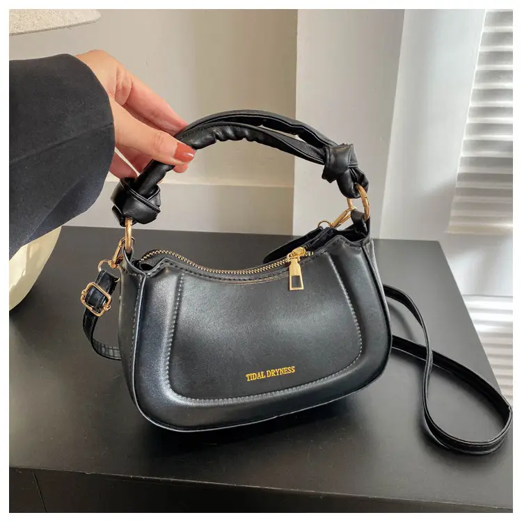 Women French Style Shoulder Crossbody Bag Brown 2023 — feature 16