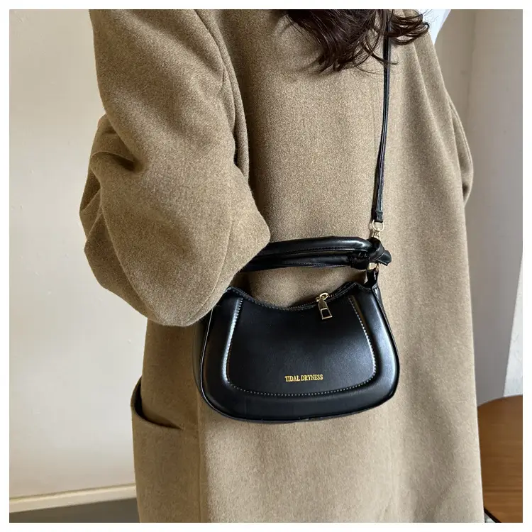 Women French Style Shoulder Crossbody Bag Brown 2023 — feature 18