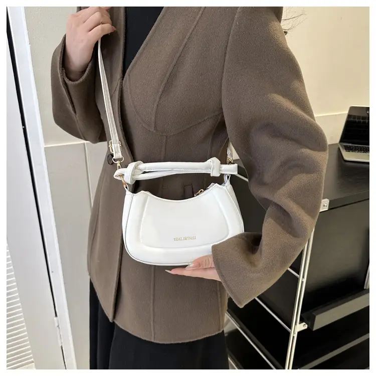 Women French Style Shoulder Crossbody Bag Brown 2023 — feature 24