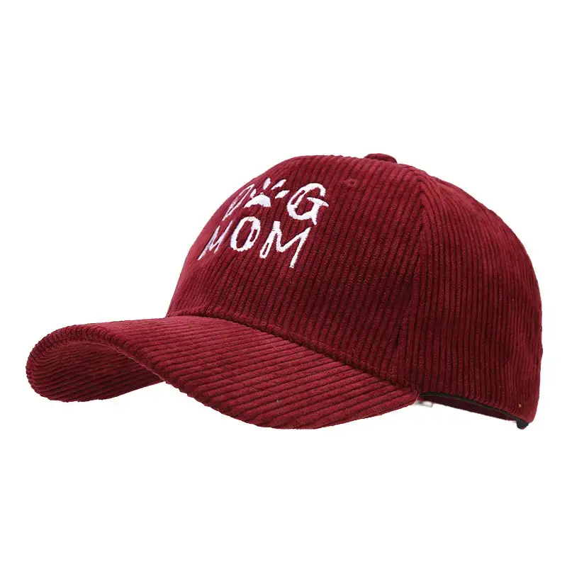 Black Embroidered Dog Mom Cap for Women - Image 10