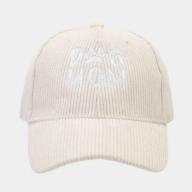 Black Embroidered Dog Mom Cap for Women - Image 2