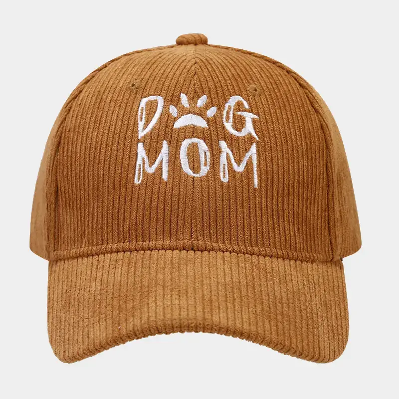Black Embroidered Dog Mom Cap for Women - Image 3
