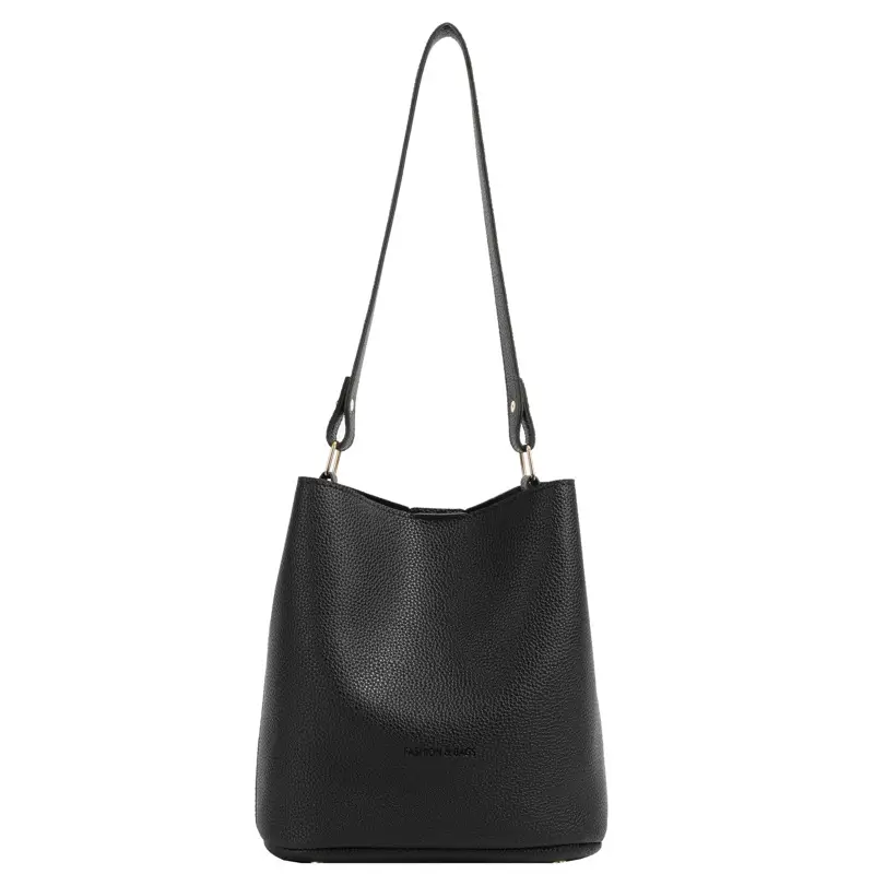 Retro Black Leather Underarm Bag 2023 - Image 9