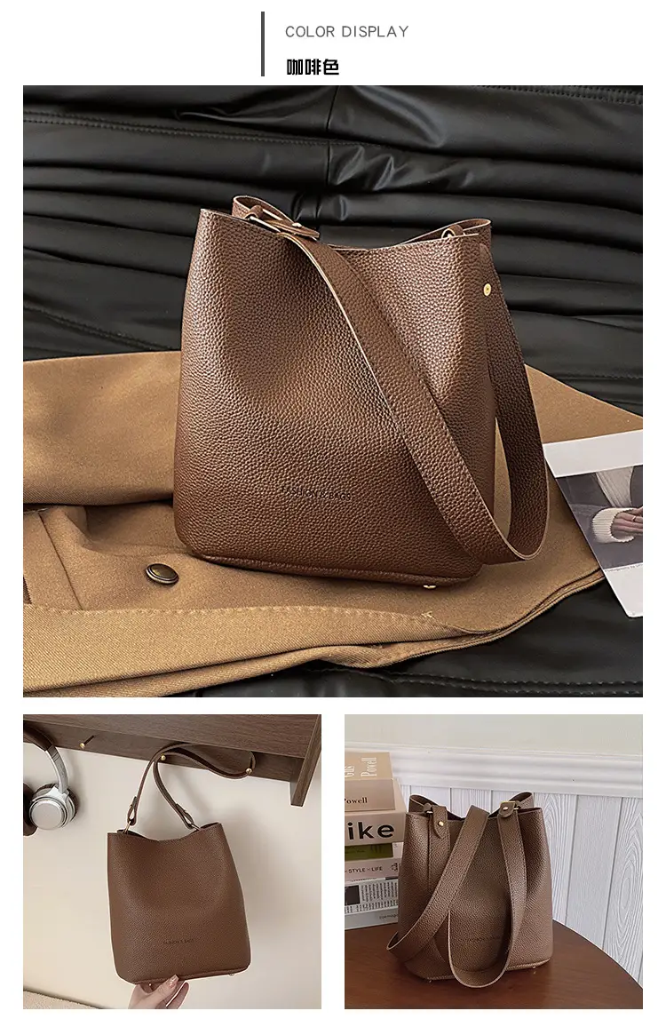 Retro Black Leather Underarm Bag 2023 — feature 18