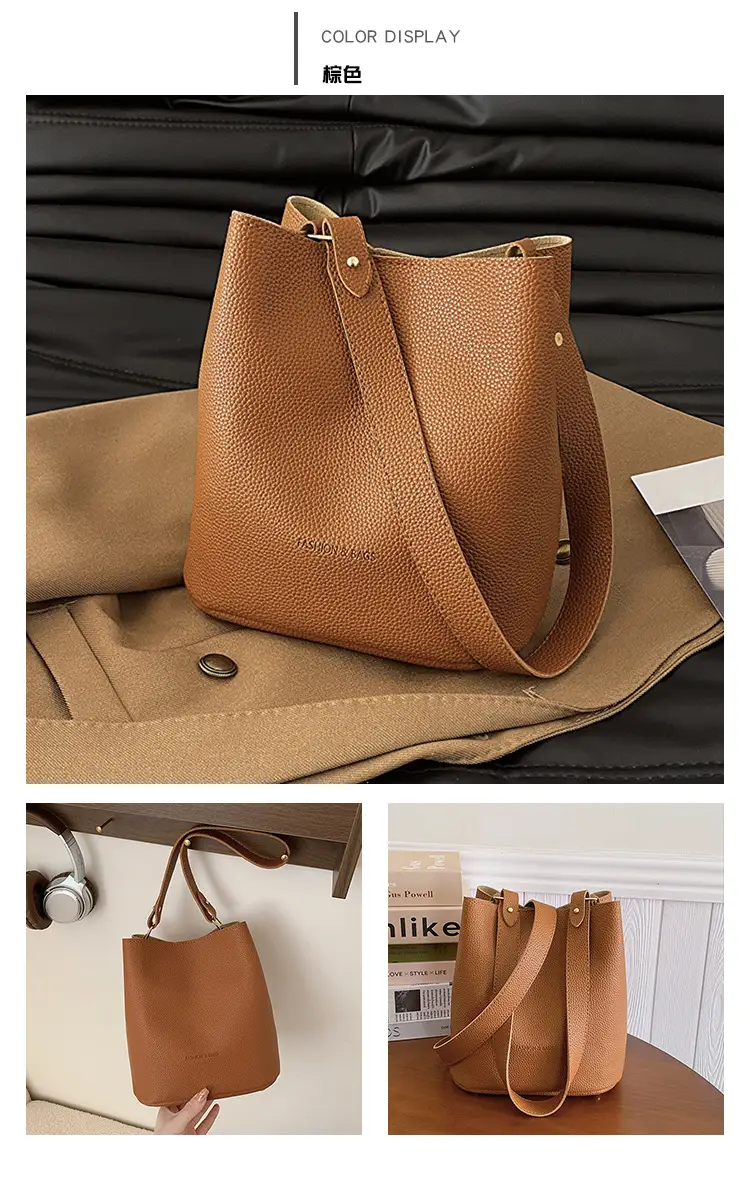 Retro Black Leather Underarm Bag 2023 — feature 19