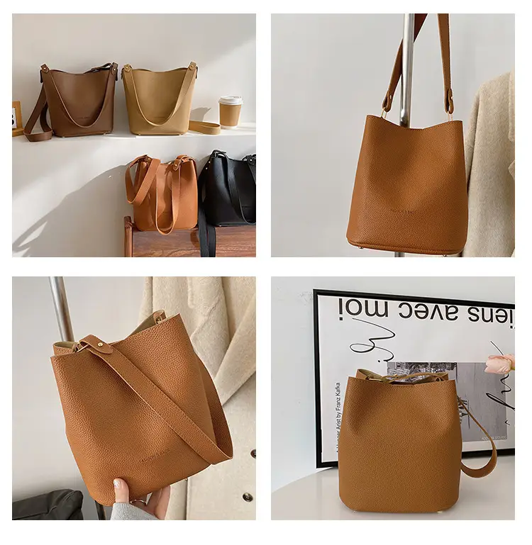 Retro Black Leather Underarm Bag 2023 — feature 8