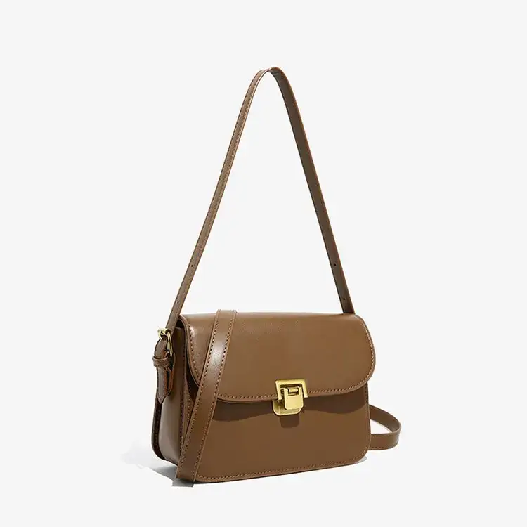Brown Korean Style Crossbody Bag for Women - Image 4