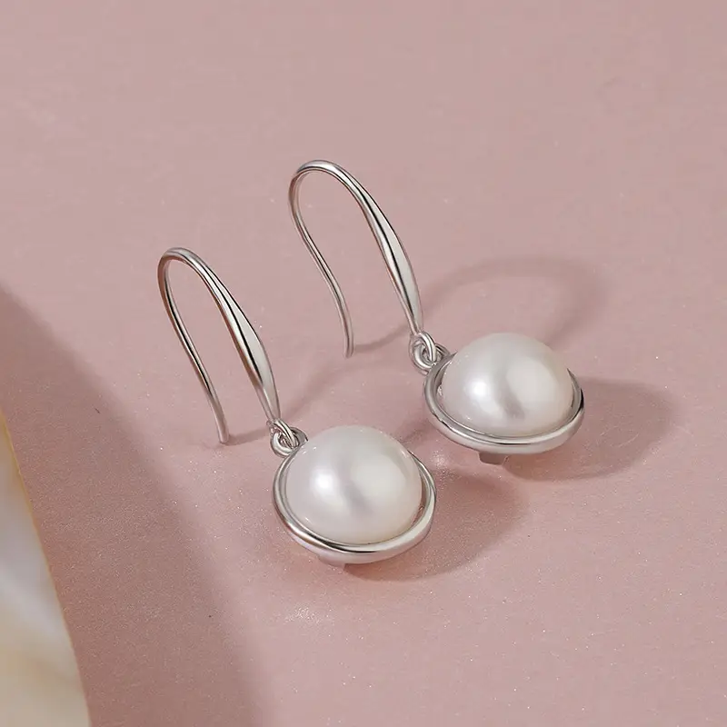 Natural Pearl Ear Hooks 2023 Fashion Jewelry — feature 14