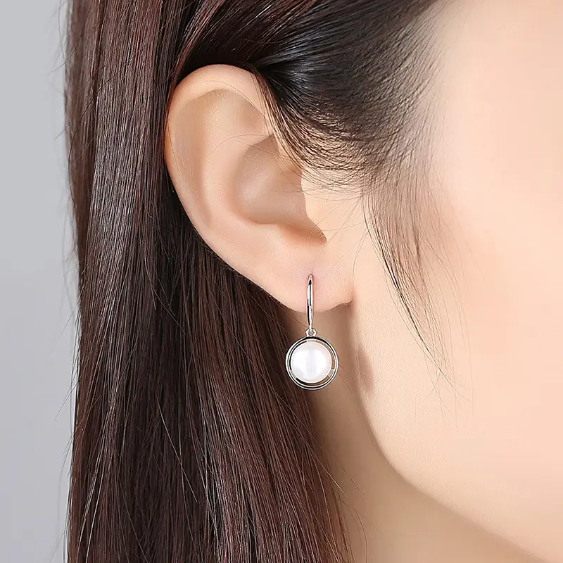 Natural Pearl Ear Hooks 2023 Fashion Jewelry — feature 6