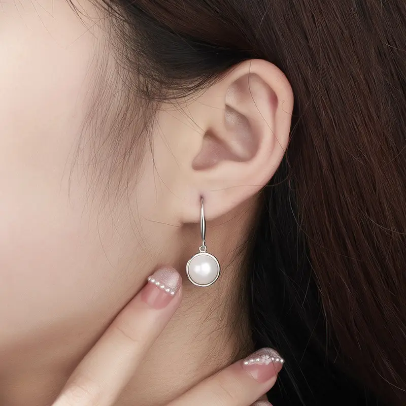 Natural Pearl Ear Hooks 2023 Fashion Jewelry — feature 7