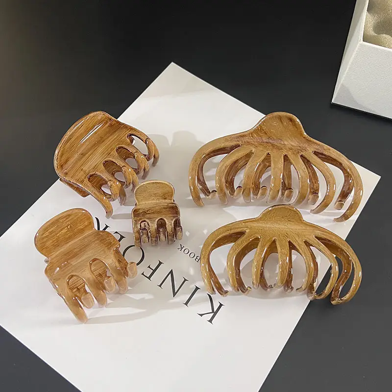 Zhang Xiaoxiao Wooden Hair Clip Large 13cm