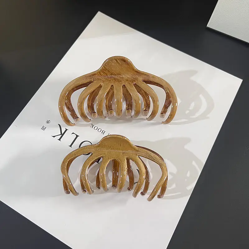 Zhang Xiaoxiao Wooden Hair Clip Large 13cm — feature 6
