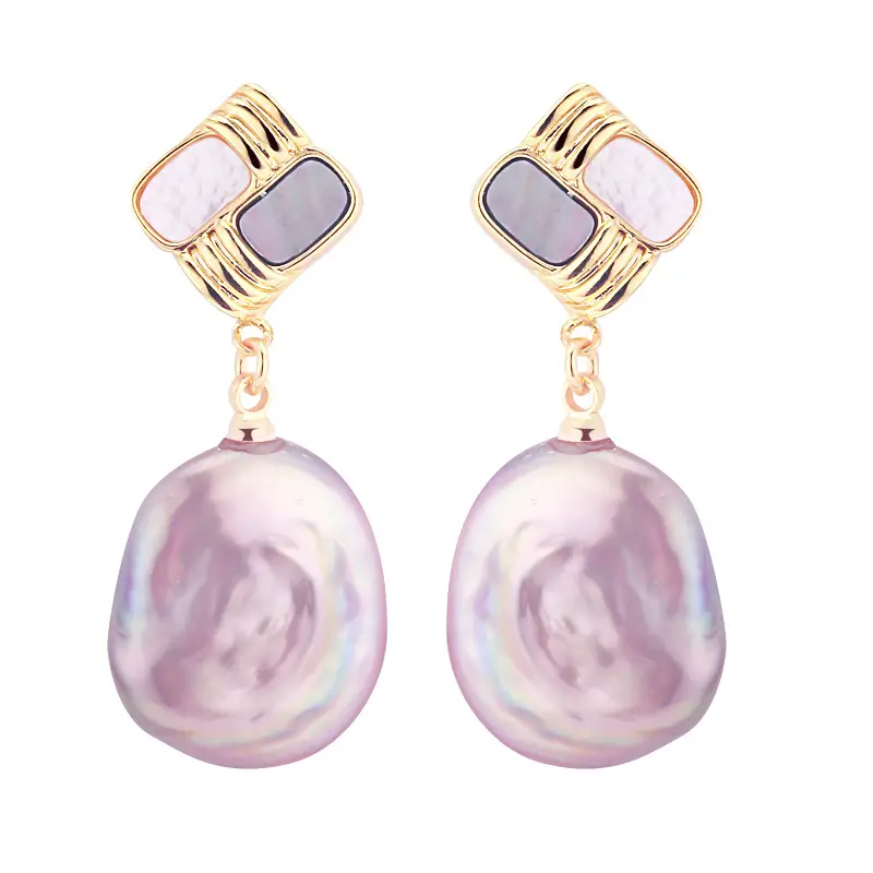 Natural Pearl Earrings Women S925 Sterling Silver - Image 6