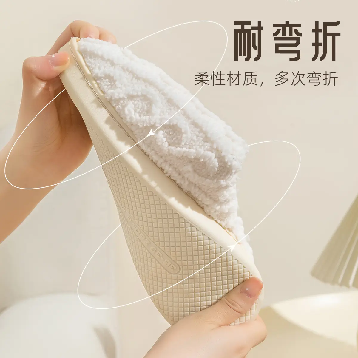 Furry Cotton Slippers for Women Winter 2026 - Image 8