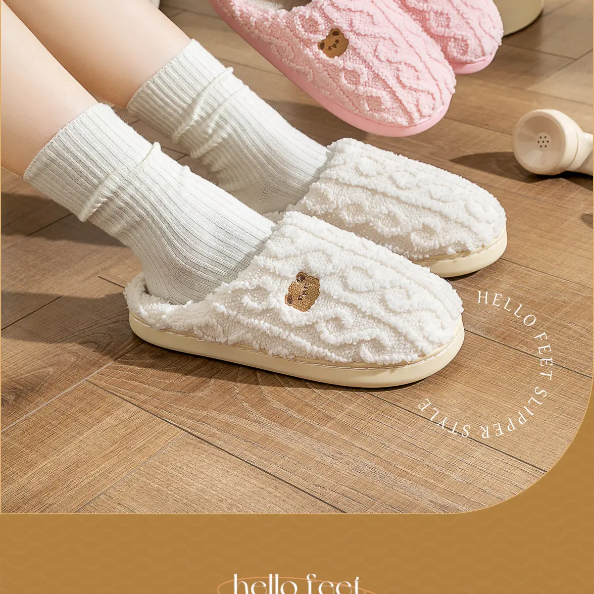 Furry Cotton Slippers for Women Winter 2026 — feature 2