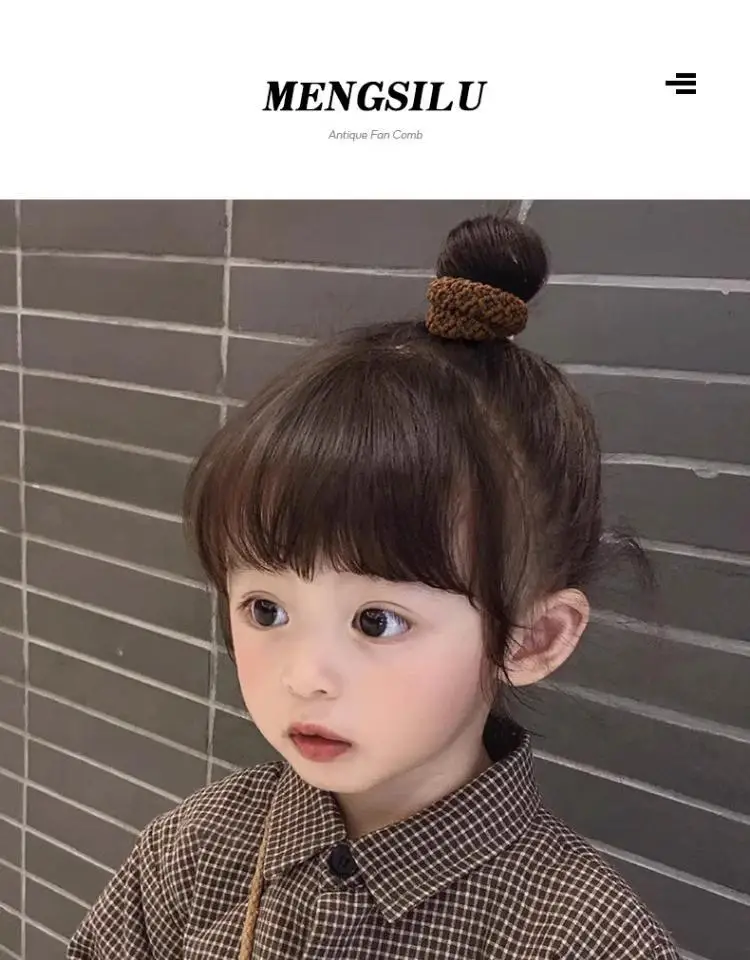 Children's Rubber Ponytail Ball for Girls, High Elasticity, No Harm — feature 1