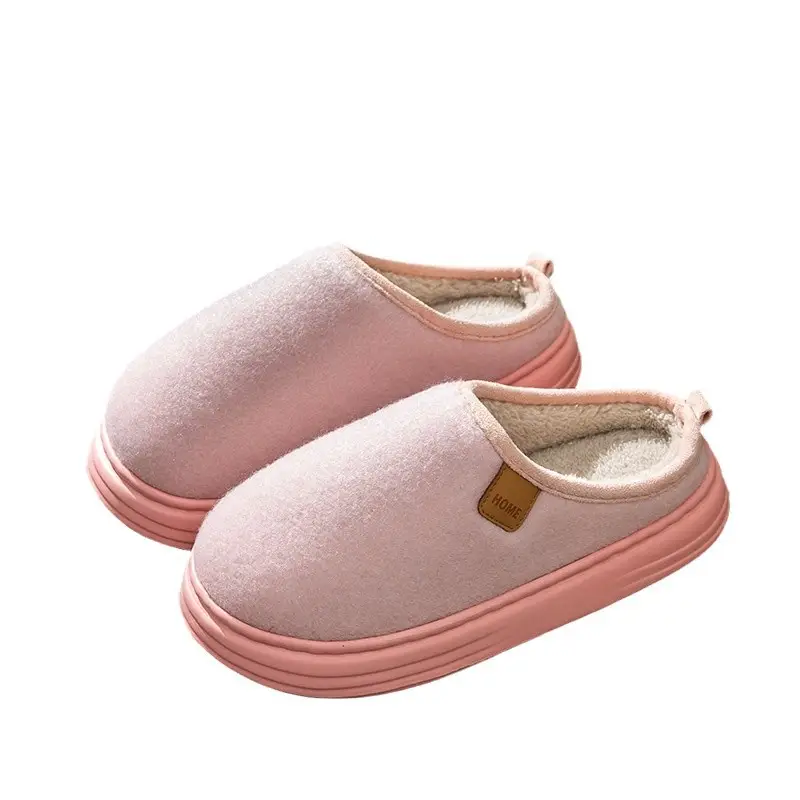 Cotton Slippers Women's Autumn and Winter Household Non-slip Plush Warm Couple's Winter Indoor Home Plus Fluff Slippers for Men - Image 12