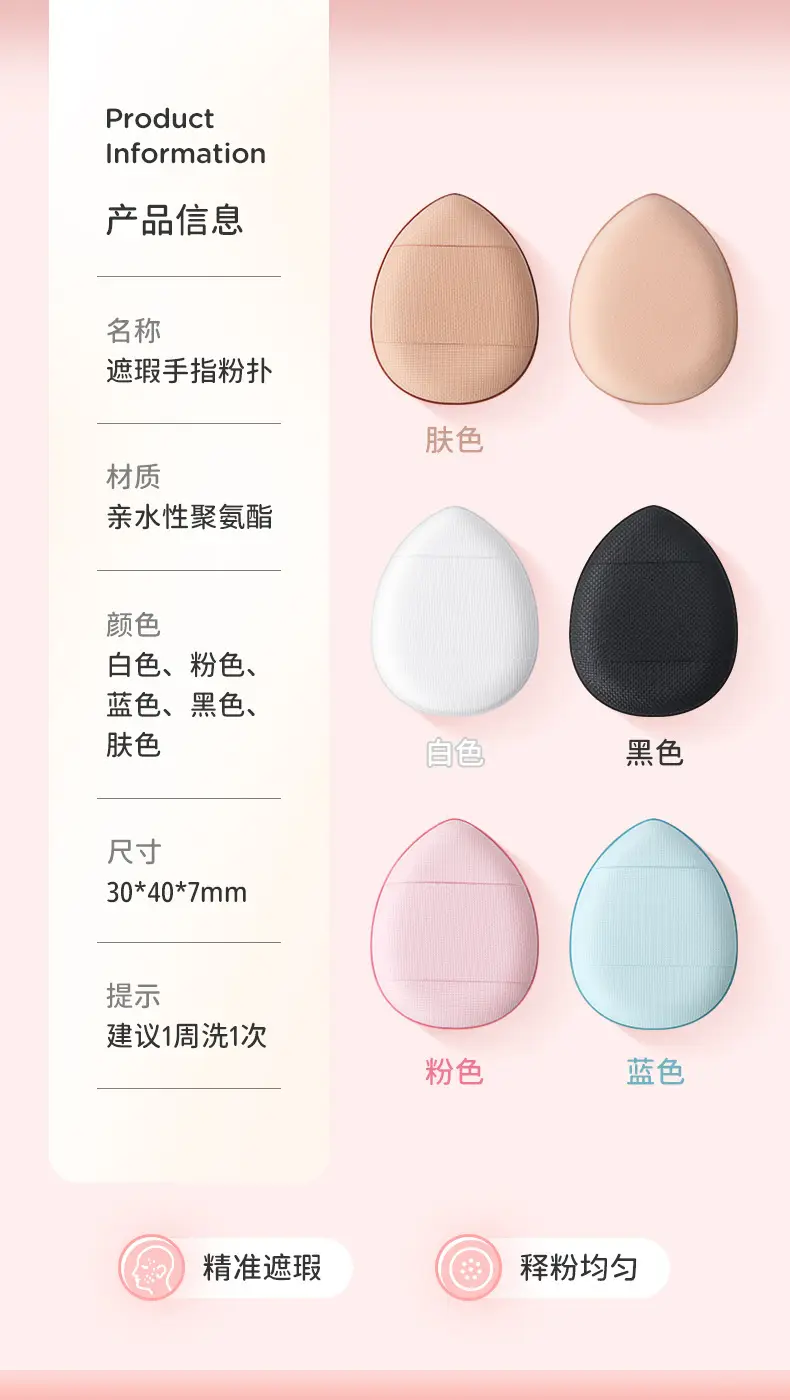 Dual-Use Finger Puff for Makeup Application — feature 2