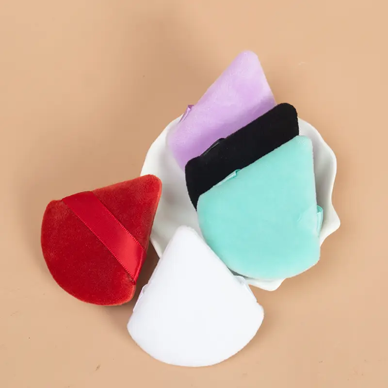 Triangle Makeup Sponge Double Sided Soft Crystal Velvet — feature 6