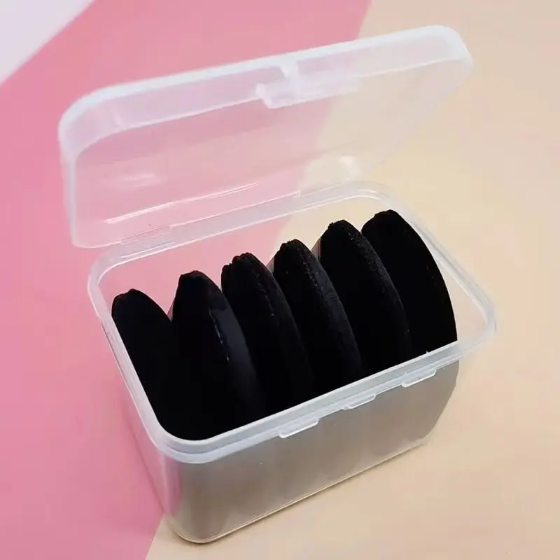 Triangle Makeup Sponge Double Sided Soft Crystal Velvet - Image 12