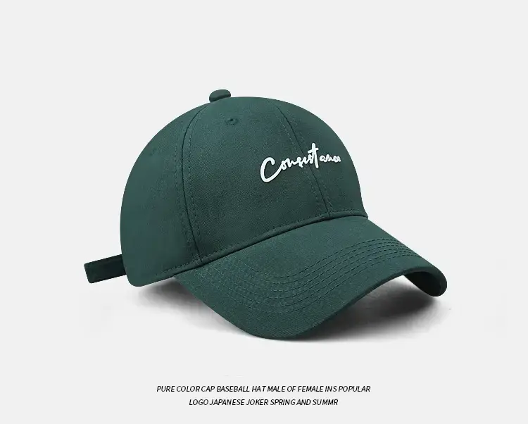 Pink Embroidered Korean Style Baseball Cap for Men Women — feature 15