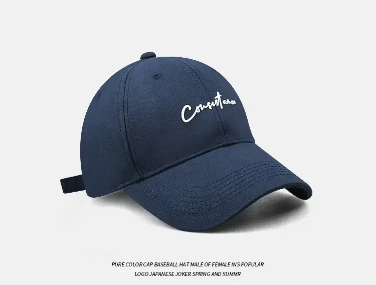 Pink Embroidered Korean Style Baseball Cap for Men Women — feature 18