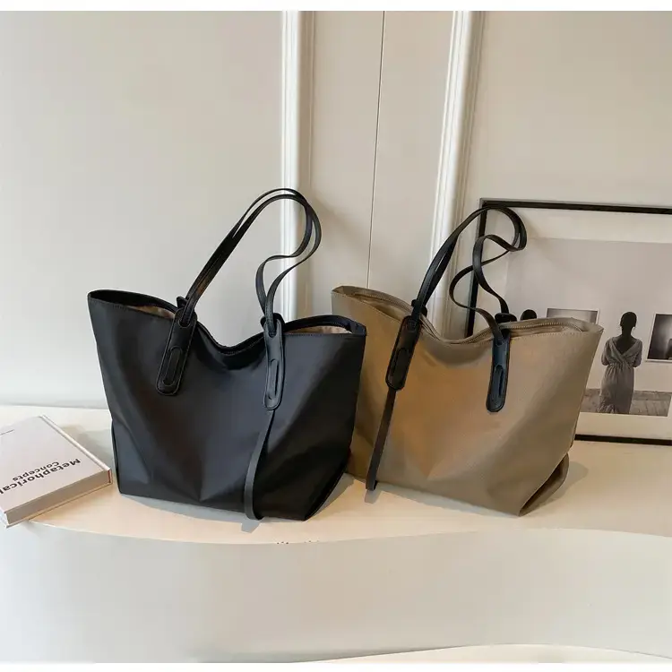 Black Oxford Tote Bag for Women Large Capacity — feature 11