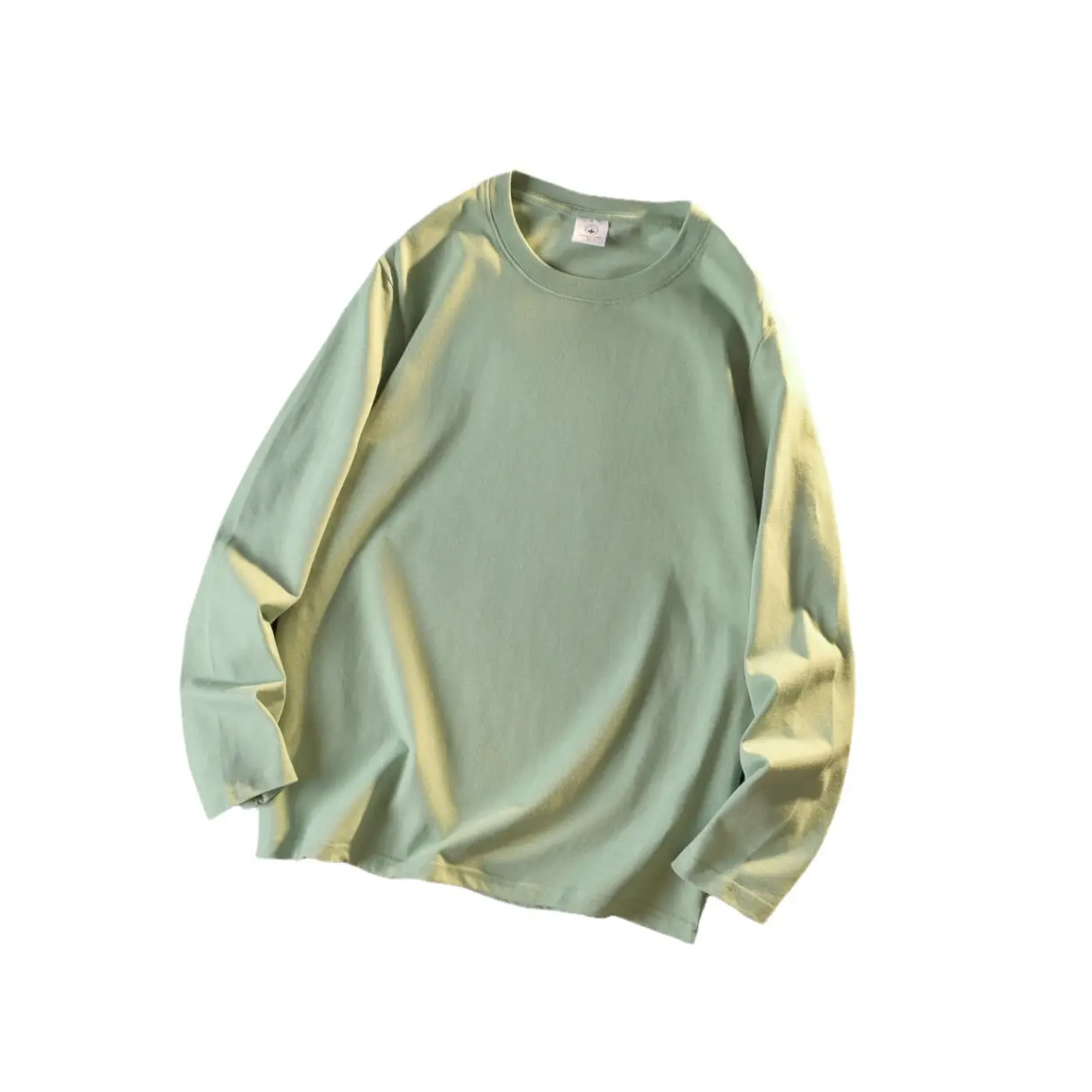 White Long Sleeve T-Shirt for Men Women Korean Style Slim Fit - Image 13